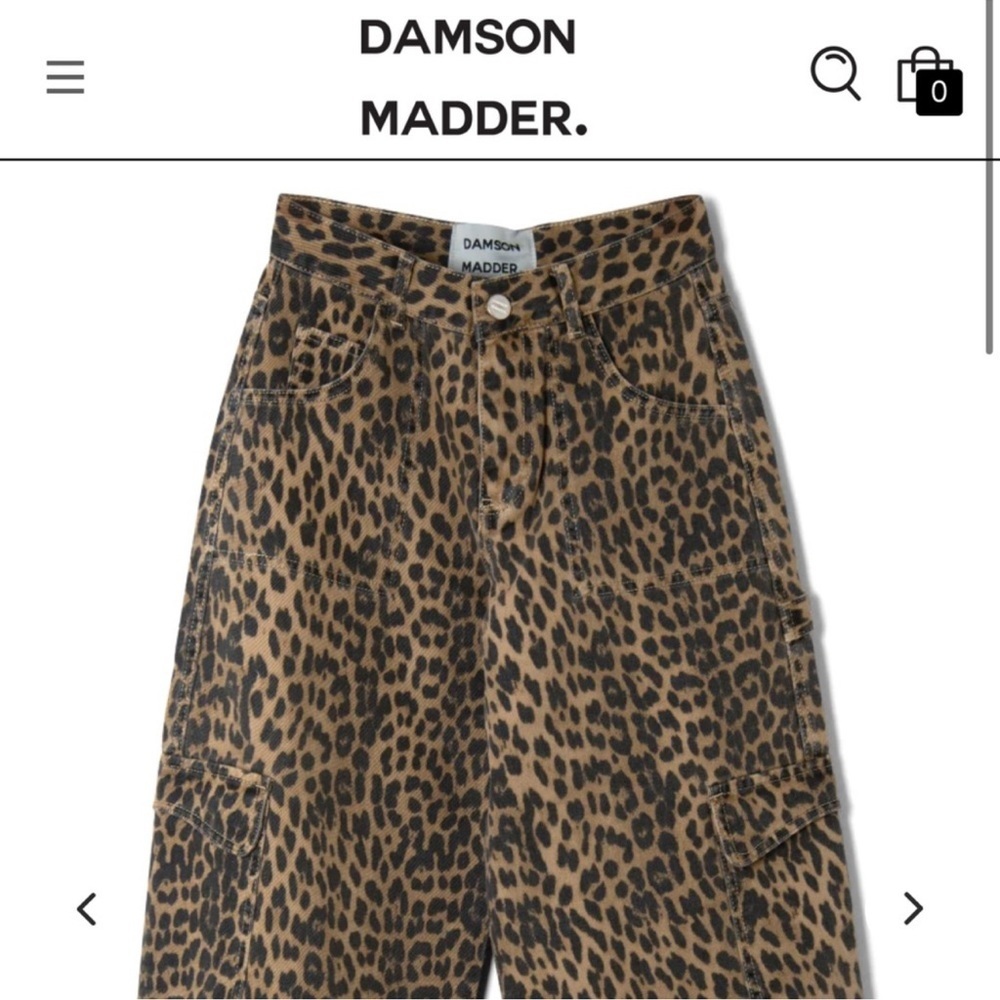 SOLD ON EBAY Damson Madder Dion Leopard Cargo Jeans - Picture 7 of 9